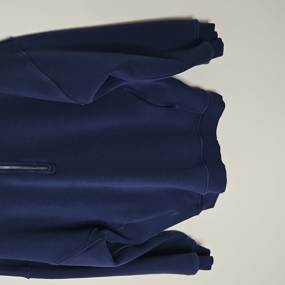 Lululemon Thick Fleece Half-Zip Night Sea Blue Size XS/S - Picture 6 of 13